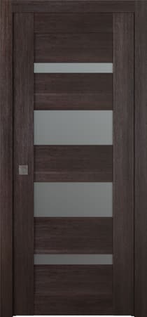 AVON 07-01 VETRO VERALINGA OAK POCKET BELLDINNI MODERN INTERIOR DOOR - 1