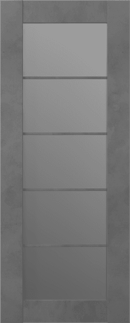 AVON 5 LITE VETRO DARK URBAN BARN BELLDINNI MODERN INTERIOR DOOR - 2