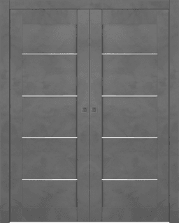 AVON 07 4H DARK URBAN DOUBLE POCKET BELLDINNI MODERN INTERIOR DOOR - 1