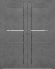 AVON 07 2H DARK URBAN DOUBLE POCKET BELLDINNI MODERN INTERIOR DOOR - 1