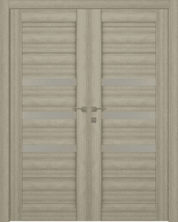 DORA VETRO SHAMBOR DOUBLE BELLDINNI MODERN INTERIOR DOOR - 1