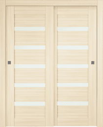 AVON 07-04 VETRO LOIRE ASH BYPASS DOORS BELLDINNI MODERN INTERIOR DOOR - 1