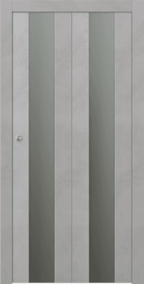 AVON 202 VETRO LIGHT URBAN BI-FOLD BELLDINNI MODERN INTERIOR DOOR - 1