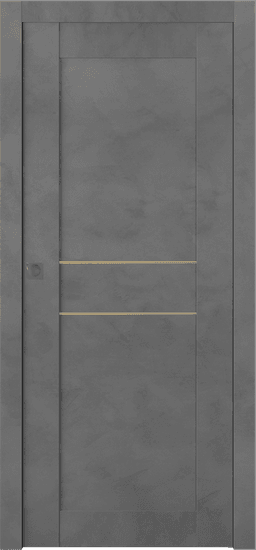 AVON 07 2HN GOLD DARK URBAN POCKET BELLDINNI MODERN INTERIOR DOOR - 1