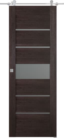 AVON 07-06 VETRO VERALINGA OAK BARN BELLDINNI MODERN INTERIOR DOOR - 1