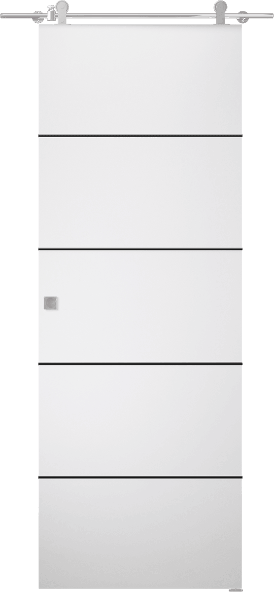 PALLADIO 4H BLACK BIANCO NOBLE BARN DOORS BELLDINNI MODERN INTERIOR DOOR