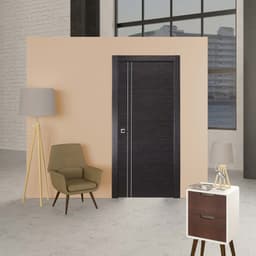 AVANTI 2V BLACK APRICOT BI-FOLD BELLDINNI MODERN INTERIOR DOOR - 7