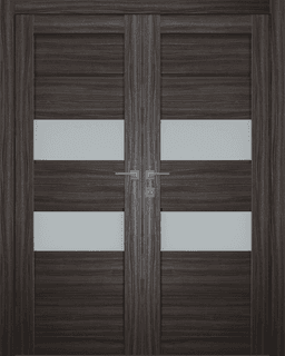 DESSA VETRO GRAY OAK CLOSET BELLDINNI MODERN INTERIOR DOOR - 1