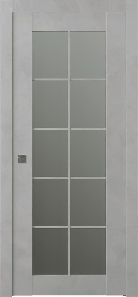 AVON 10 LITE VETRO LIGHT URBAN POCKET BELLDINNI MODERN INTERIOR DOOR