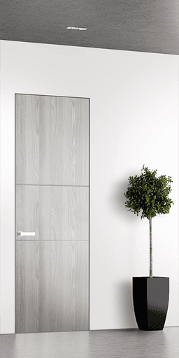 OPTIMA 2H RIBEIRA ASH INVISIBLE METAL FRAME BELLDINNI MODERN INTERIOR DOOR - 1