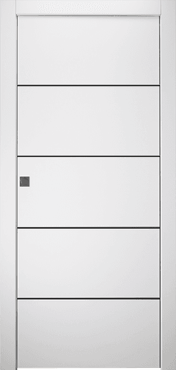 SMART PRO 4H BLACK POLAR WHITE POCKET DOORS BELLDINNI MODERN INTERIOR DOOR - 1