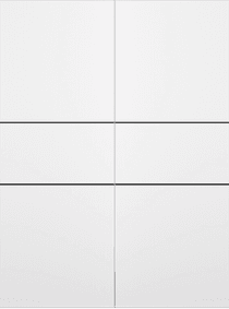 SMART PRO 2H BLACK POLAR WHITE DOUBLE BARN DOORS BELLDINNI MODERN INTERIOR DOOR - 2
