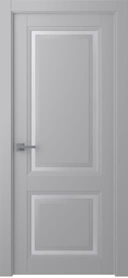 AURUM 2 VETRO LIGHT GREY SWING BELLDINNI MODERN INTERIOR DOOR - 1