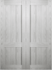 AVON 07 R RIBEIRA ASH DOUBLE BARN BELLDINNI MODERN INTERIOR DOOR - 2