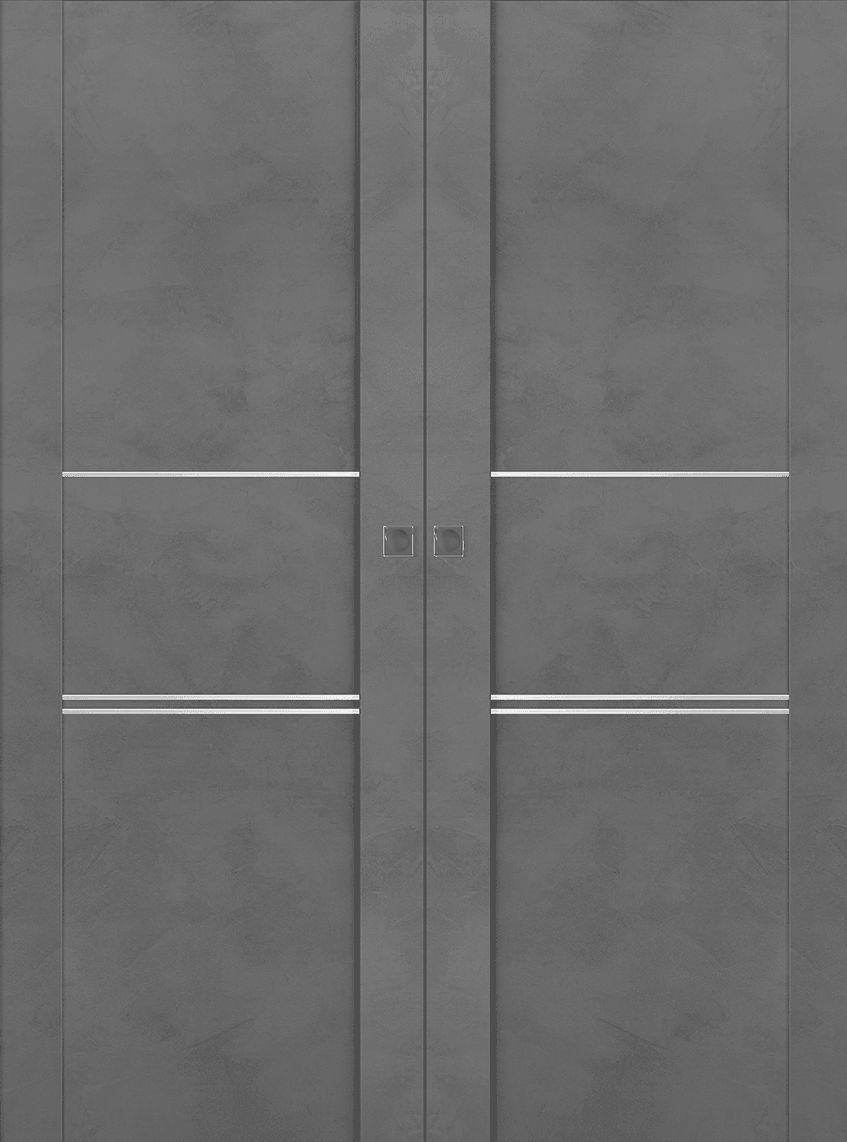 AVON 01 3H DARK URBAN DOUBLE MAGIC BELLDINNI MODERN INTERIOR DOOR