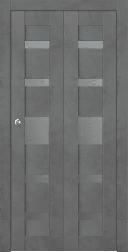 AVON 07-05 VETRO DARK URBAN BI-FOLD BELLDINNI MODERN INTERIOR DOOR - 1