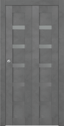 AVON 07-04 VETRO DARK URBAN BI-FOLD BELLDINNI MODERN INTERIOR DOOR - 1