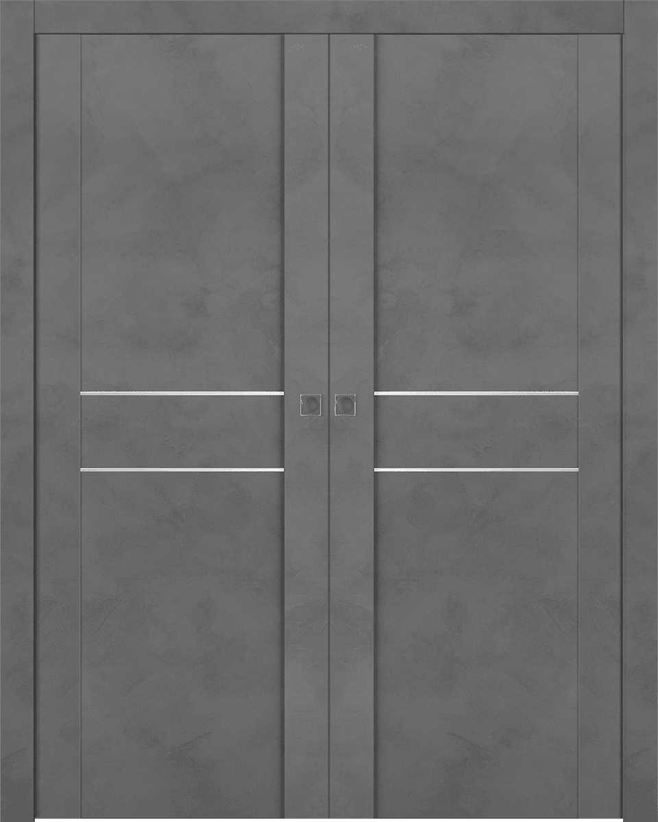 AVON 01 2HN DARK URBAN DOUBLE POCKET DOORS BELLDINNI MODERN INTERIOR DOOR