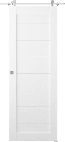 ERMI BIANCO NOBLE BARN BELLDINNI MODERN INTERIOR DOOR - 5