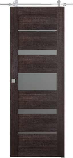 AVON 07-03 VETRO VERALINGA OAK BARN BELLDINNI MODERN INTERIOR DOOR - 1