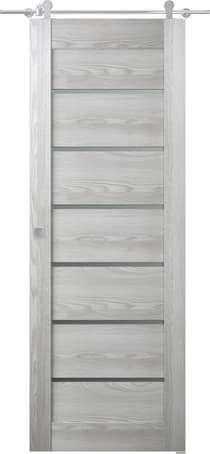 AVON 07-02 VETRO RIBEIRA ASH BARN BELLDINNI MODERN INTERIOR DOOR - 1