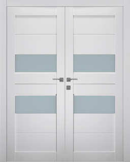 DESSA VETRO BIANCO NOBLE CLOSET BELLDINNI MODERN INTERIOR DOOR - 1