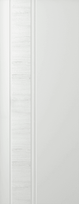 TWINWOOD 1 POLAR WHITE SLAB BELLDINNI MODERN INTERIOR DOOR - 1