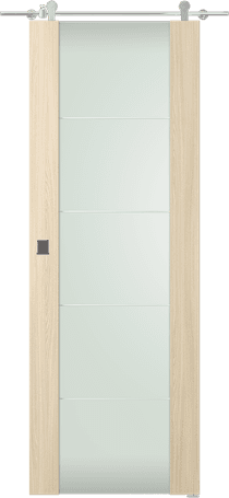 AVON 202 4H VETRO LOIRE ASH BARN DOORS BELLDINNI MODERN INTERIOR DOOR - 1