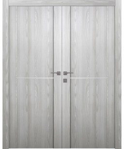 AVON 01 1H RIBEIRA ASH DOUBLE BELLDINNI MODERN INTERIOR DOOR - 1