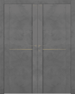 AVON 01 1H GOLD DARK URBAN DOUBLE BELLDINNI MODERN INTERIOR DOOR - 1