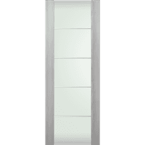 AVON 202 4H VETRO RIBEIRA ASH SWING BELLDINNI MODERN INTERIOR DOOR - 2