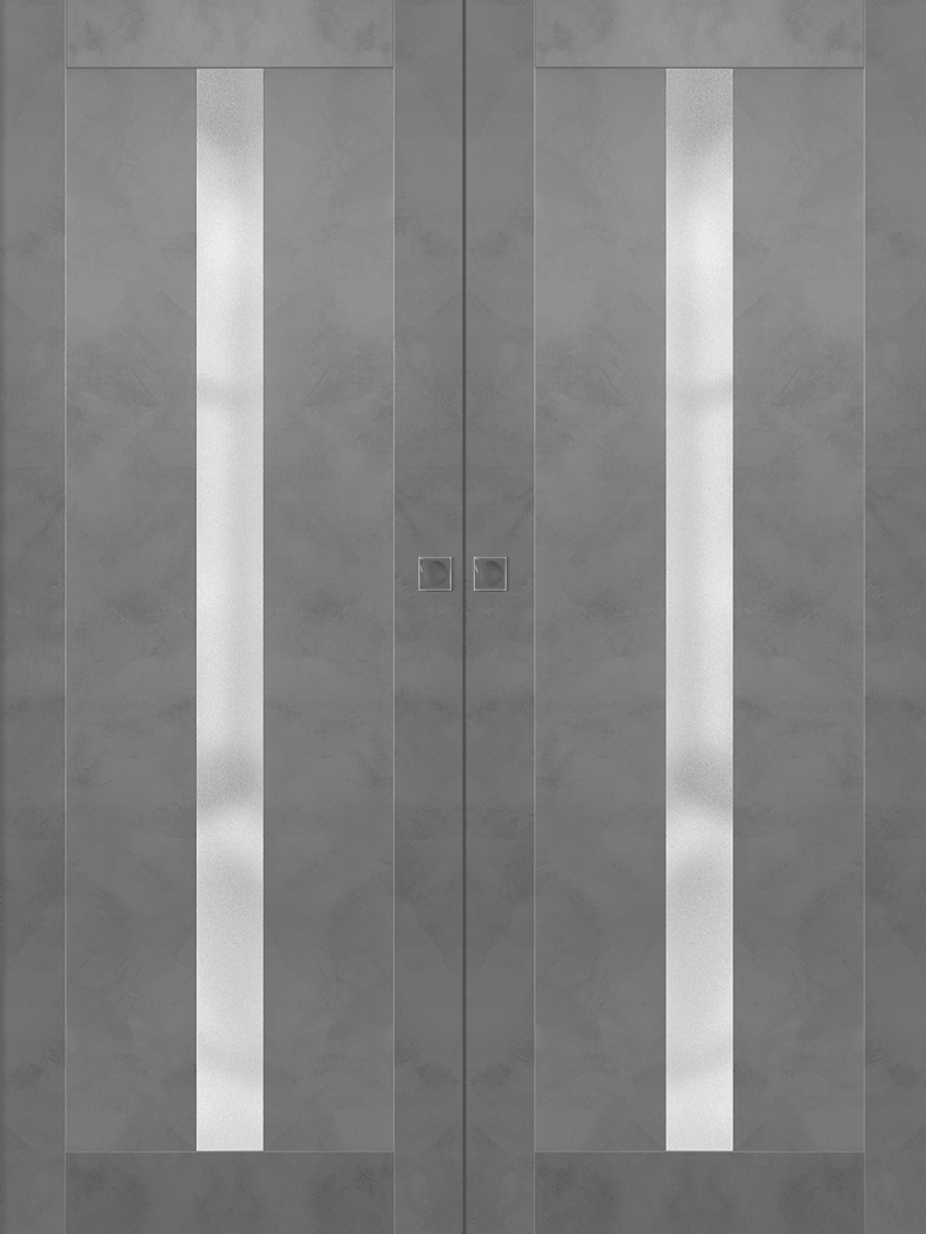 AVON 101 VETRO DARK URBAN DOUBLE MAGIC DOORS BELLDINNI MODERN INTERIOR DOOR