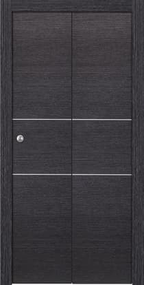 AVANTI 2H BLACK APRICOT BI-FOLD BELLDINNI MODERN INTERIOR DOOR - 1