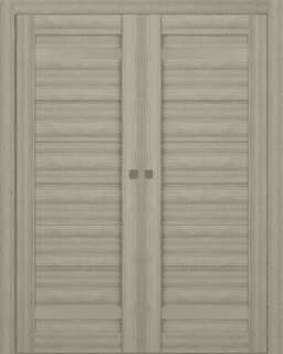 PERLA VETRO SHAMBOR DOUBLE POCKET BELLDINNI MODERN INTERIOR DOOR - 1