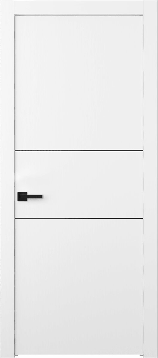 PALLADIO 2H BLACK BIANCO NOBLE SWING DOORS BELLDINNI MODERN INTERIOR DOOR