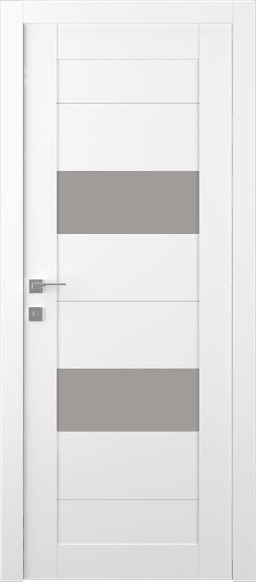 BERTA VETRO SNOW WHITE SWING BELLDINNI MODERN INTERIOR DOOR - 1