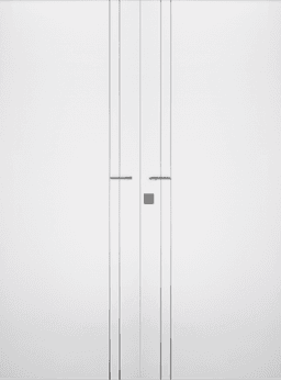 SMART PRO 2V POLAR WHITE DOUBLE POCKET BELLDINNI MODERN INTERIOR DOOR - 1
