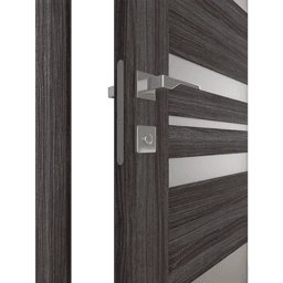 ROMI VETRO GRAY OAK DOUBLE BELLDINNI MODERN INTERIOR DOOR - 2