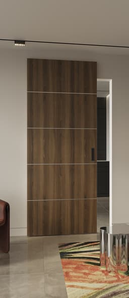 OPTIMA 4H PECAN NUTWOOD MAGIC DOORS BELLDINNI MODERN INTERIOR DOOR - 2