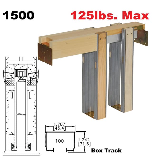 Pocket door frame 96 2*4