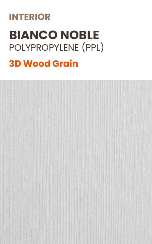 BIANCO NOBLE POLYPROPELENE (PPL) SAMPLE