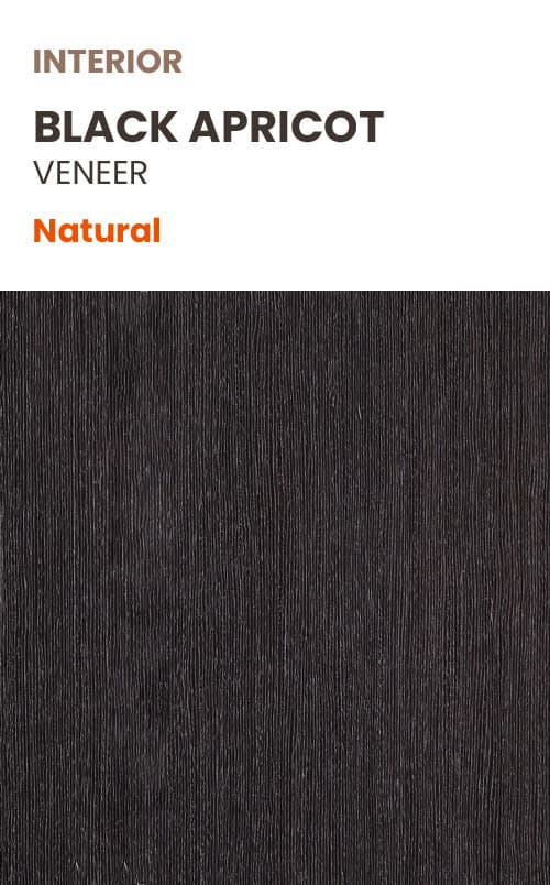BLACK APRICOT VENEER SAMPLE