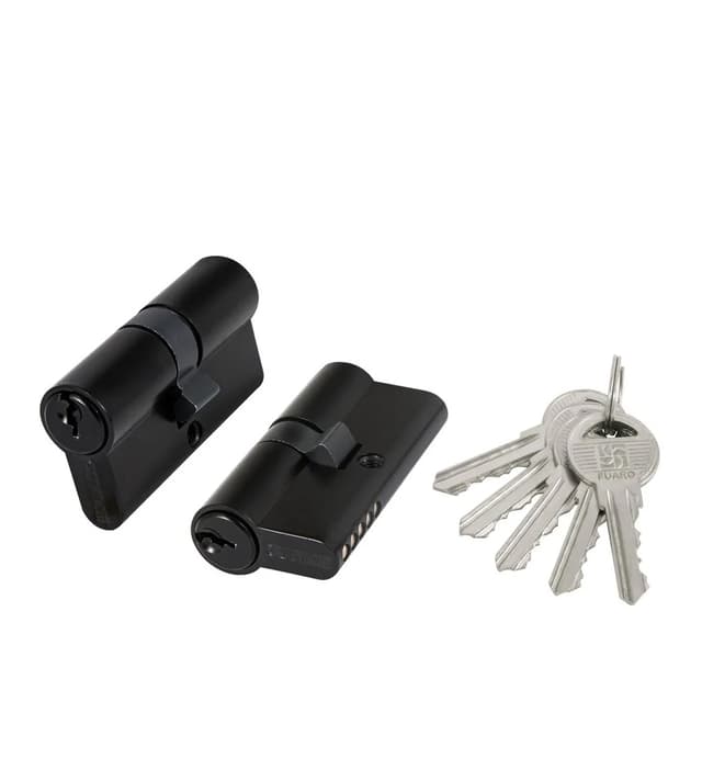 Door Cylinder Double side key Black