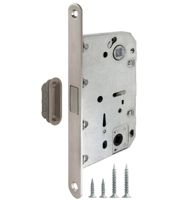 Privacy magnetic door lock Satin Nickel