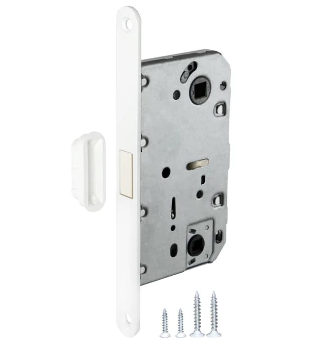 Privacy magnetic door lock White