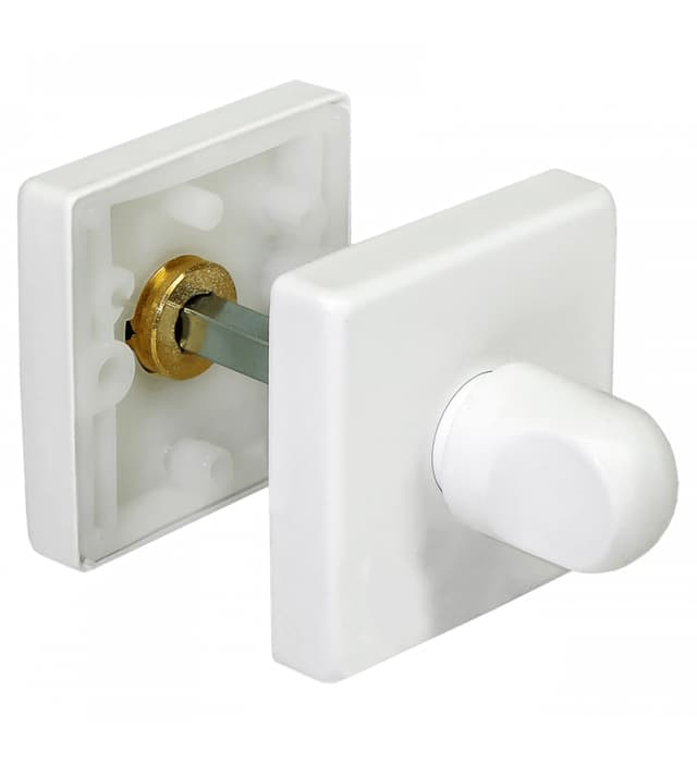 DOOR COVER PLATES LUX-WC-SQ BIA WHITE
