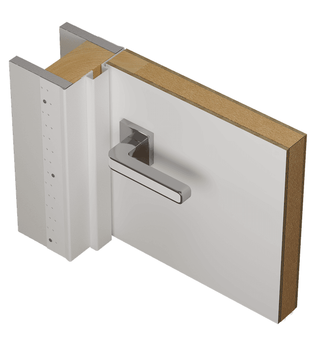 STEEL SINGLE KIT INVISIBLE TYPE 3/89 (QUARTER 49) LHI/RHO 18" X 96"