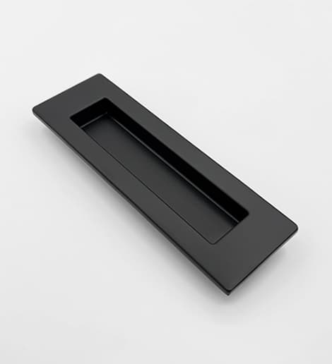 Flush pull rectangular passage | Black